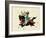 Samurai Warrior Riding a Horse, a Japanese Painting on Silk, in a Traditional Japanese Style-null-Framed Giclee Print