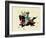 Samurai Warrior Riding a Horse, a Japanese Painting on Silk, in a Traditional Japanese Style-null-Framed Giclee Print