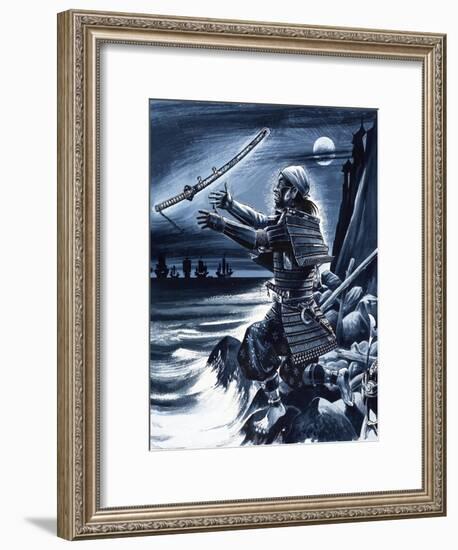 Samurai Warrior-Dan Escott-Framed Giclee Print