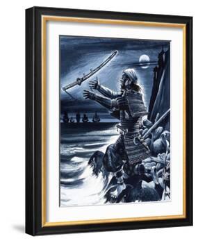 Samurai Warrior-Dan Escott-Framed Giclee Print
