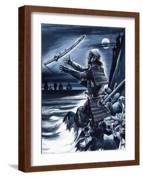 Samurai Warrior-Dan Escott-Framed Giclee Print