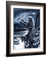 Samurai Warrior-Dan Escott-Framed Giclee Print