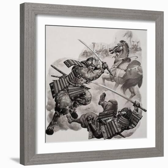 Samurai-Pat Nicolle-Framed Giclee Print