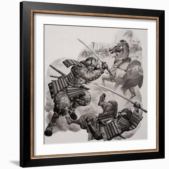Samurai-Pat Nicolle-Framed Giclee Print