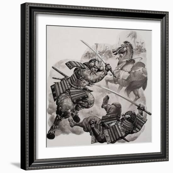 Samurai-Pat Nicolle-Framed Giclee Print