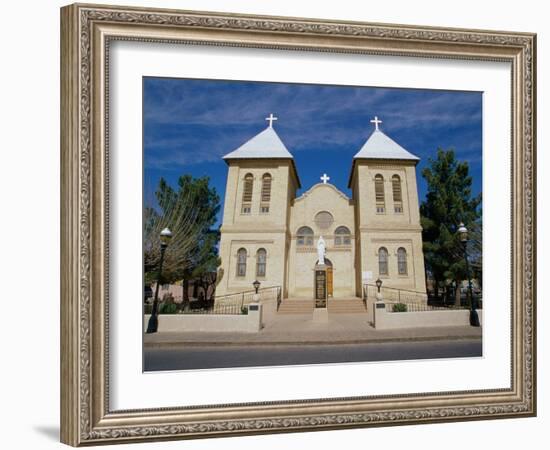 San Albino Church, Las Cruces, New Mexico, USA-null-Framed Photographic Print