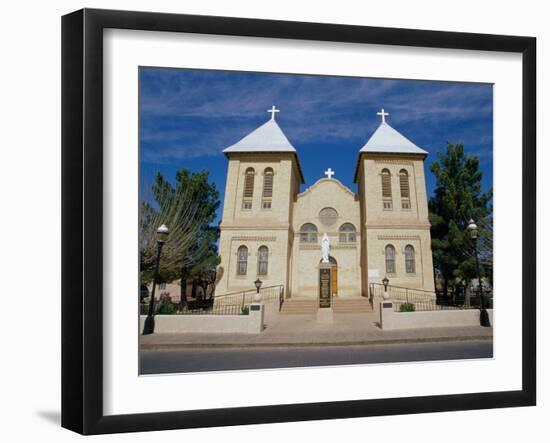 San Albino Church, Las Cruces, New Mexico, USA-null-Framed Photographic Print