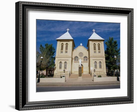 San Albino Church, Las Cruces, New Mexico, USA-null-Framed Photographic Print