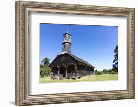 San Antonio Church, Colo, Island of Chiloe, Chile-Peter Groenendijk-Framed Photographic Print