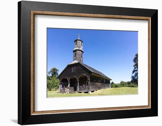 San Antonio Church, Colo, Island of Chiloe, Chile-Peter Groenendijk-Framed Photographic Print