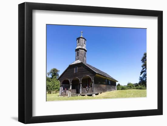 San Antonio Church, Colo, Island of Chiloe, Chile-Peter Groenendijk-Framed Photographic Print