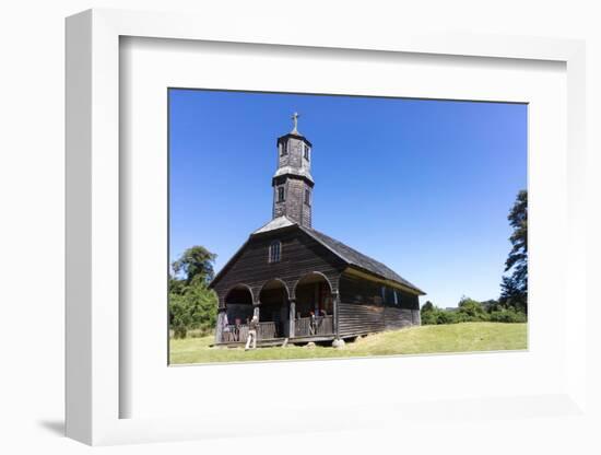 San Antonio Church, Colo, Island of Chiloe, Chile-Peter Groenendijk-Framed Photographic Print