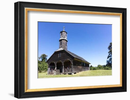 San Antonio Church, Colo, Island of Chiloe, Chile-Peter Groenendijk-Framed Photographic Print