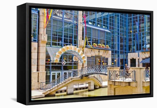 San Antonio River Walk, San Antonio, Texas, United States of America, North America-Kav Dadfar-Framed Premier Image Canvas