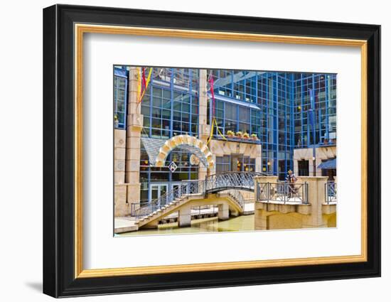 San Antonio River Walk, San Antonio, Texas, United States of America, North America-Kav Dadfar-Framed Photographic Print