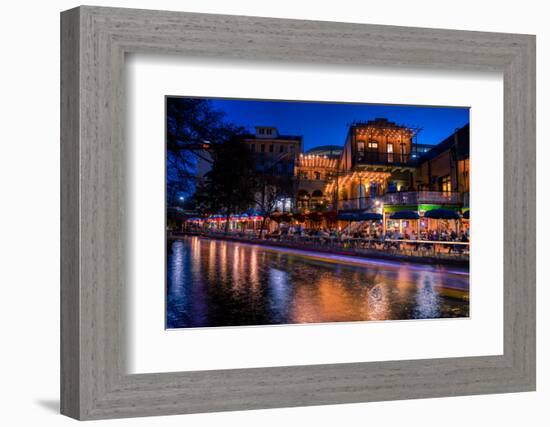 San Antonio Riverwalk, San Antonio, Texas, United States of America, North America-Jim Nix-Framed Photographic Print