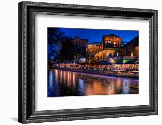 San Antonio Riverwalk, San Antonio, Texas, United States of America, North America-Jim Nix-Framed Photographic Print