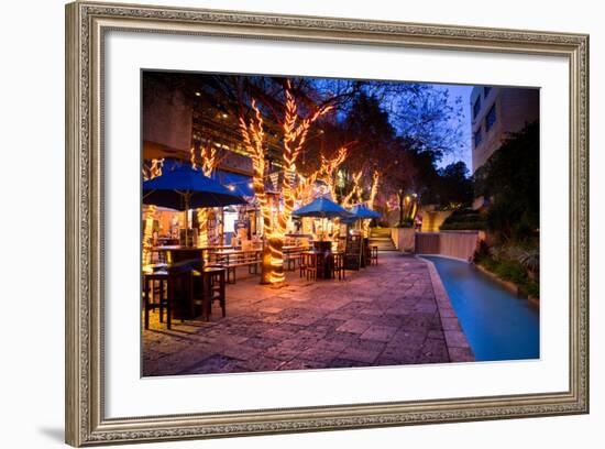 San Antonio Riverwalk, San Antonio, Texas, United States of America, North America-Jim Nix-Framed Photographic Print