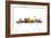 San Antonio Texas Skyline-Michael Tompsett-Framed Art Print