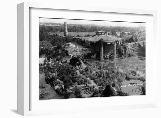 San Antonio, Texas - Sunken Garden-Lantern Press-Framed Art Print