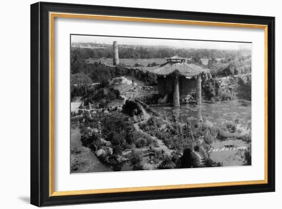 San Antonio, Texas - Sunken Garden-Lantern Press-Framed Art Print