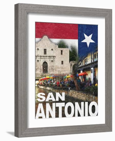 San Antonio-Todd Williams-Framed Art Print