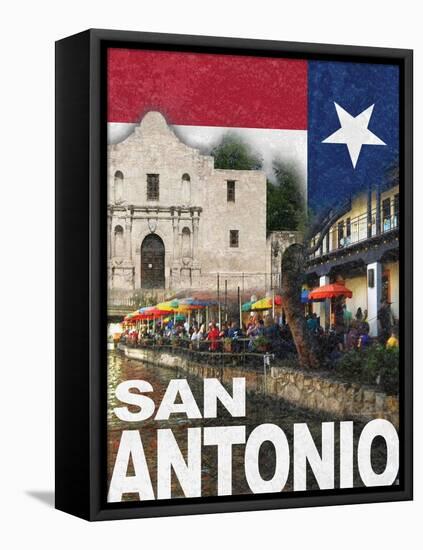 San Antonio-Todd Williams-Framed Stretched Canvas