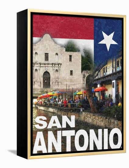 San Antonio-Todd Williams-Framed Stretched Canvas