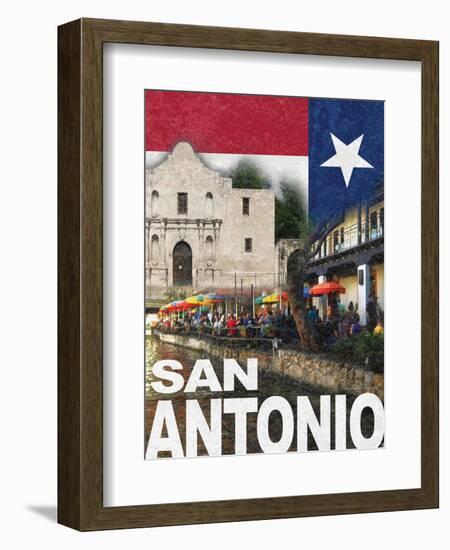 San Antonio-Todd Williams-Framed Premium Giclee Print