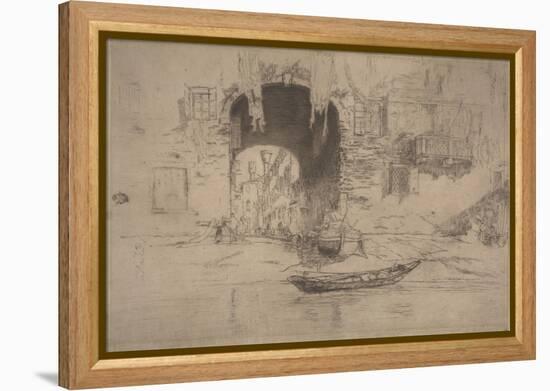 San Biagio, 1880 (Etching & Drypoint)-James Abbott McNeill Whistler-Framed Premier Image Canvas