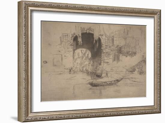 San Biagio, 1880 (Etching & Drypoint)-James Abbott McNeill Whistler-Framed Giclee Print