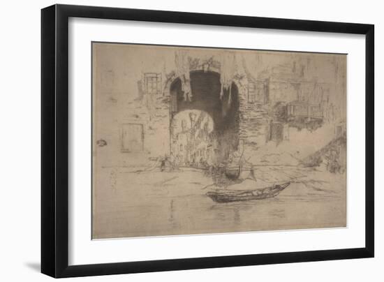 San Biagio, 1880 (Etching & Drypoint)-James Abbott McNeill Whistler-Framed Giclee Print