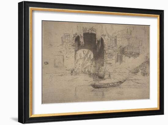 San Biagio, 1880 (Etching & Drypoint)-James Abbott McNeill Whistler-Framed Giclee Print