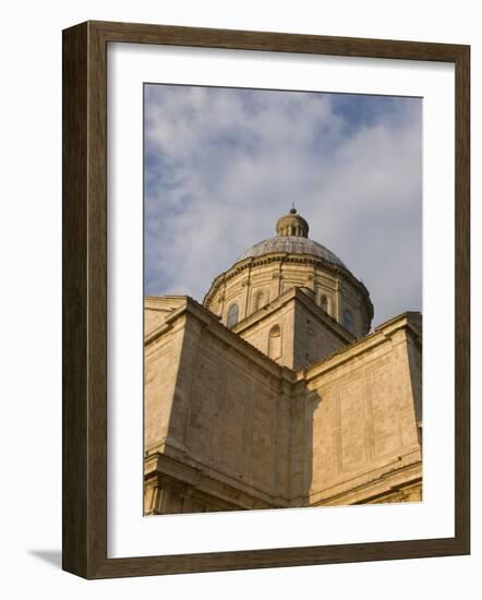 San Biagio Temple, Montepulciano, Val D'Orcia, Siena Province, Tuscany, Italy, Europe-Pitamitz Sergio-Framed Photographic Print