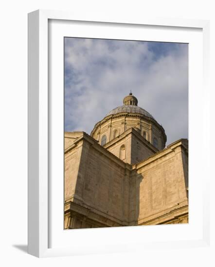 San Biagio Temple, Montepulciano, Val D'Orcia, Siena Province, Tuscany, Italy, Europe-Pitamitz Sergio-Framed Photographic Print