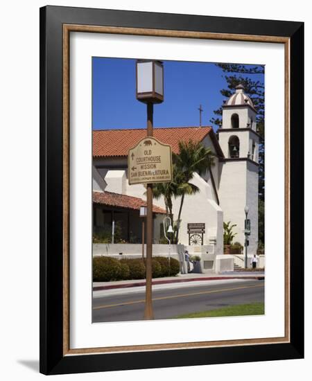 San Buenaventura Mission, Ventura County, California, United States of America, North America-Richard Cummins-Framed Photographic Print