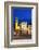 San Carlo Church at Dusk, Turin, Piedmont, Italy, Europe-Mark Sunderland-Framed Photographic Print