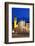 San Carlo Church at Dusk, Turin, Piedmont, Italy, Europe-Mark Sunderland-Framed Photographic Print