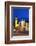 San Carlo Church at Dusk, Turin, Piedmont, Italy, Europe-Mark Sunderland-Framed Photographic Print