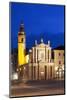 San Carlo Church at Dusk, Turin, Piedmont, Italy, Europe-Mark Sunderland-Mounted Photographic Print