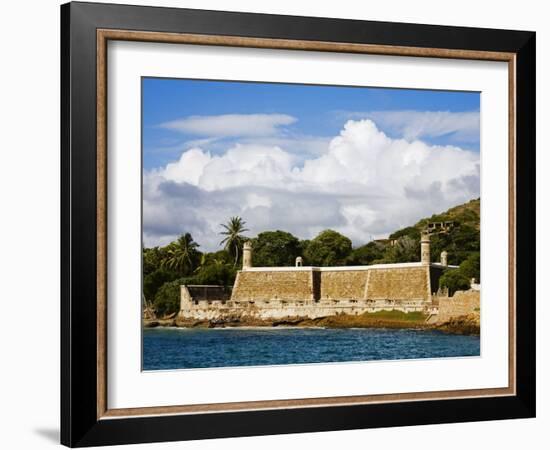 San Carlos De Borromeo Castle, Pampatar City, Isla Margarita, Nueva Esparta State, Venezuela-Richard Cummins-Framed Photographic Print