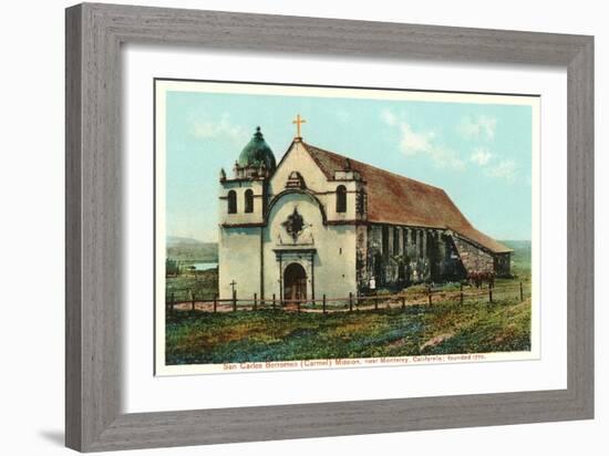 San Carlos Mission, Carmel, California-null-Framed Art Print