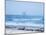 San Clemente Pier with Surfers on a Foggy Day, California, United States of America, North America-Mark Chivers-Mounted Photographic Print