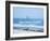 San Clemente Pier with Surfers on a Foggy Day, California, United States of America, North America-Mark Chivers-Framed Photographic Print