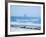 San Clemente Pier with Surfers on a Foggy Day, California, United States of America, North America-Mark Chivers-Framed Photographic Print