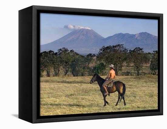 San Cristobal Volcano, Nr. Chichigalpa, Chinandega, Nicaragua-John Coletti-Framed Premier Image Canvas