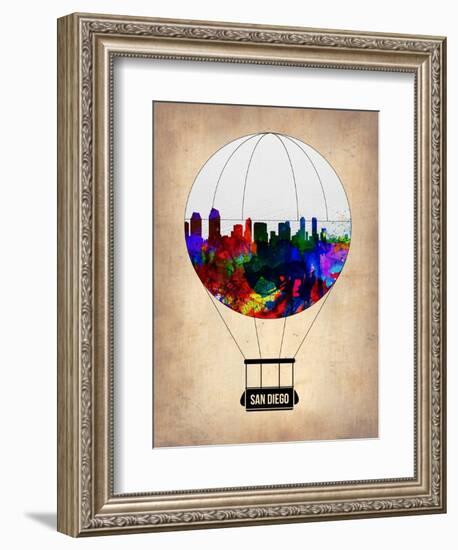 San Diego Air Balloon-NaxArt-Framed Art Print