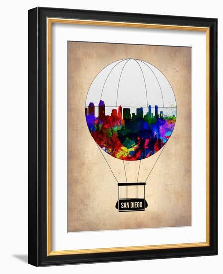 San Diego Air Balloon-NaxArt-Framed Art Print