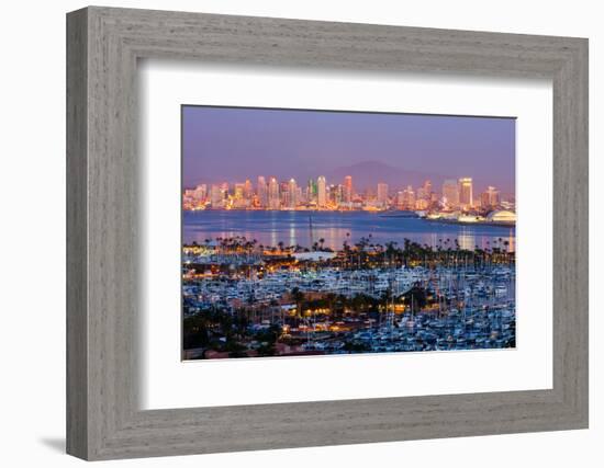 San Diego at Night-Andy777-Framed Photographic Print