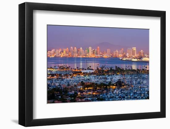 San Diego at Night-Andy777-Framed Photographic Print